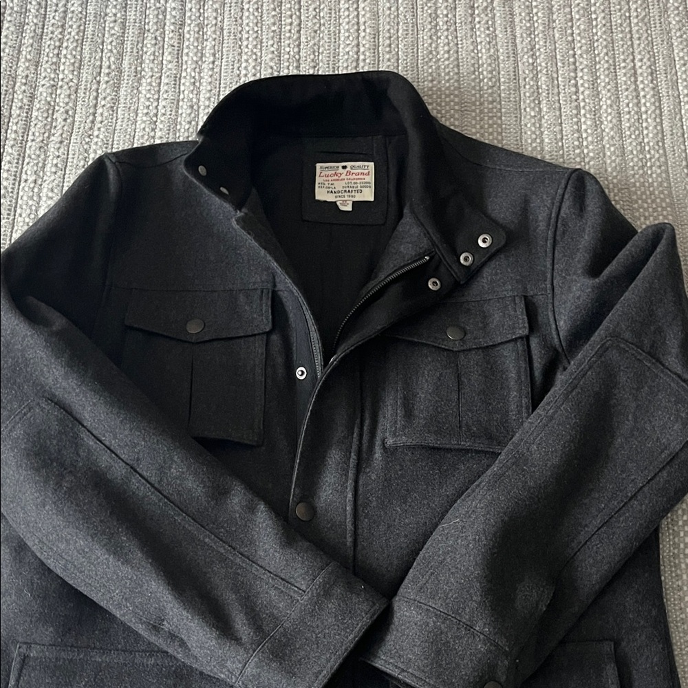 Lucky Brand Wool Blend Field Coat